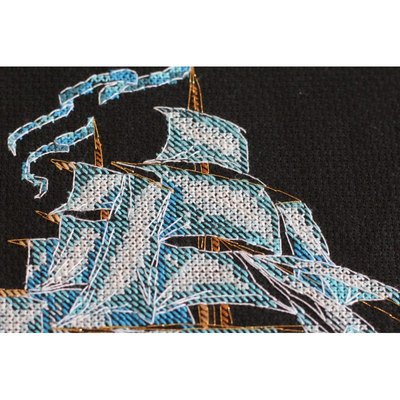 Cross Stitch Kit "Sailboat"