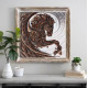 Bead Embroidery Kit on Art Canvas "Black Pegasus"