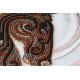 Bead Embroidery Kit on Art Canvas "Black Pegasus"