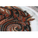 Bead Embroidery Kit on Art Canvas "Black Pegasus"