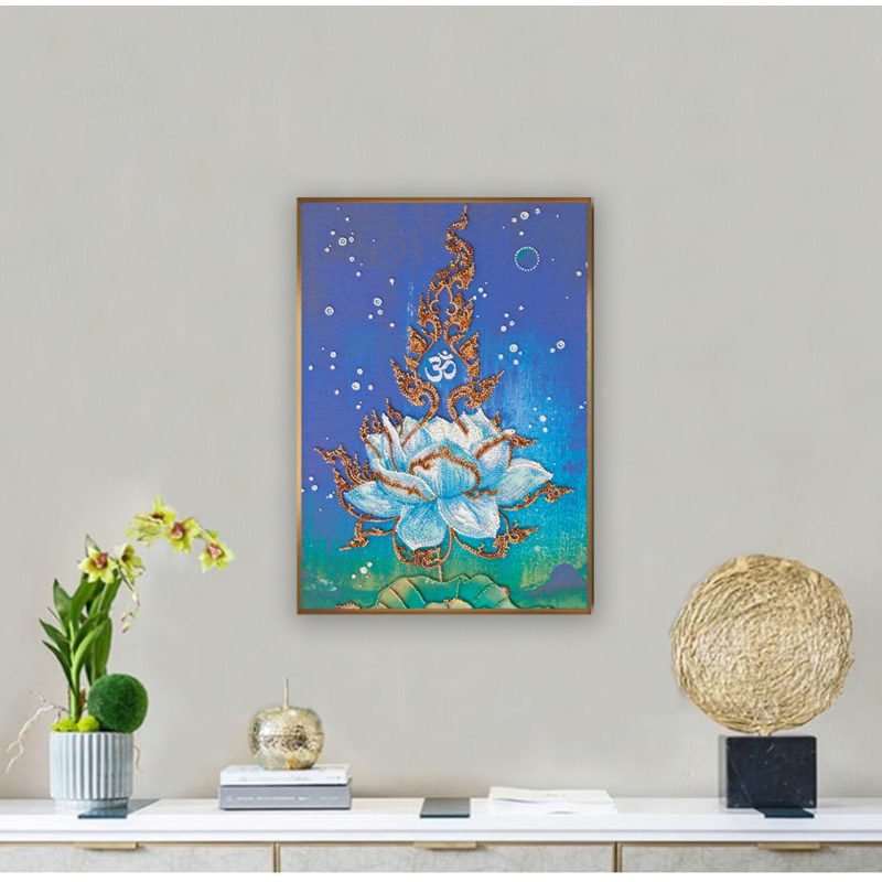 Bead Embroidery Kit on Art Canvas "Enlightenment"