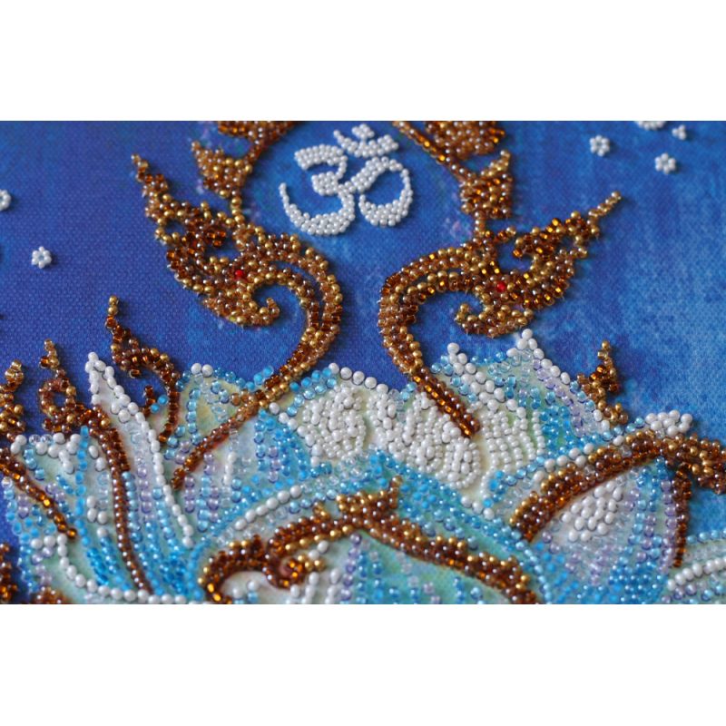 Bead Embroidery Kit on Art Canvas "Enlightenment"