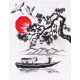 Cross Stitch Kit "In the rays of the sunset"