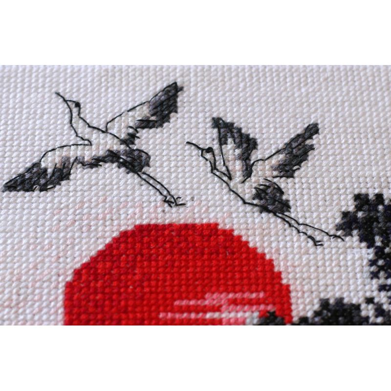 Cross Stitch Kit "In the rays of the sunset"