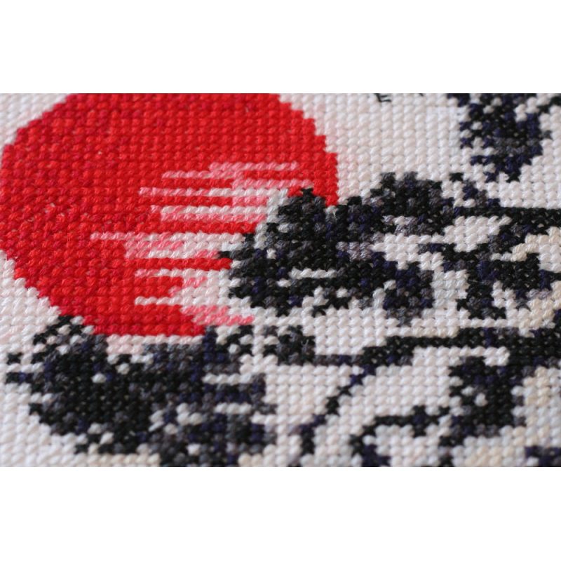 Cross Stitch Kit "In the rays of the sunset"