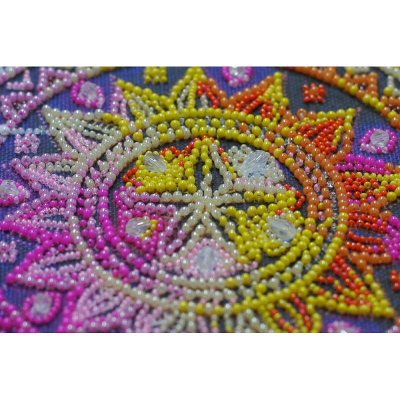 Bead Embroidery Kit on Art Canvas "Sweet dreams"