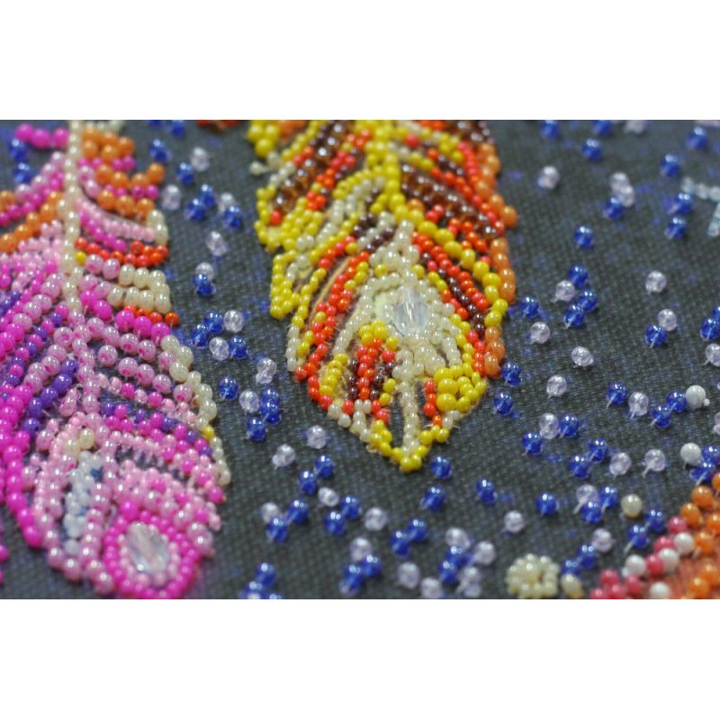 Bead Embroidery Kit on Art Canvas "Sweet dreams"