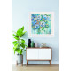 Bead Embroidery Kit on Art Canvas "Pastel bouquet"