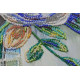 Bead Embroidery Kit on Art Canvas "Pastel bouquet"