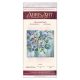 Bead Embroidery Kit on Art Canvas "Pastel bouquet"