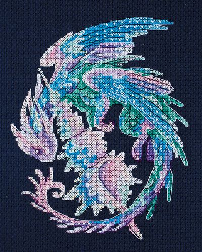 Cross Stitch Kit "Baby dragon"
