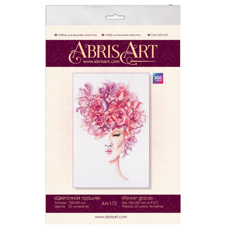Cross Stitch Kit "Flower grace"