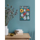 Bead Embroidery Kit on Art Canvas "Thinking of you"