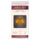 Bead Embroidery Kit on Art Canvas "Saffron overflow"