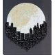 Bead Embroidery Kit on Art Canvas "Sleepless"