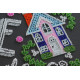 Bead Embroidery Kit on Art Canvas "Love in the house"