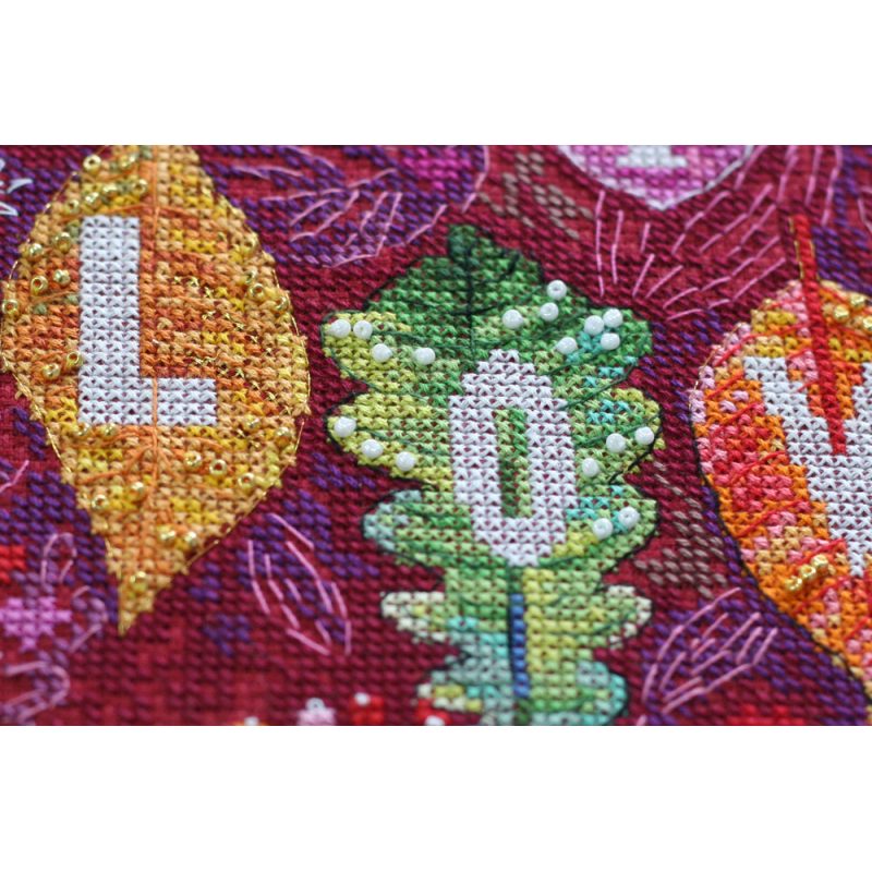 Cross Stitch Kit "Colorful autumn"