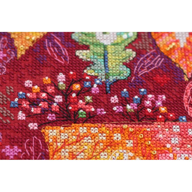 Cross Stitch Kit "Colorful autumn"