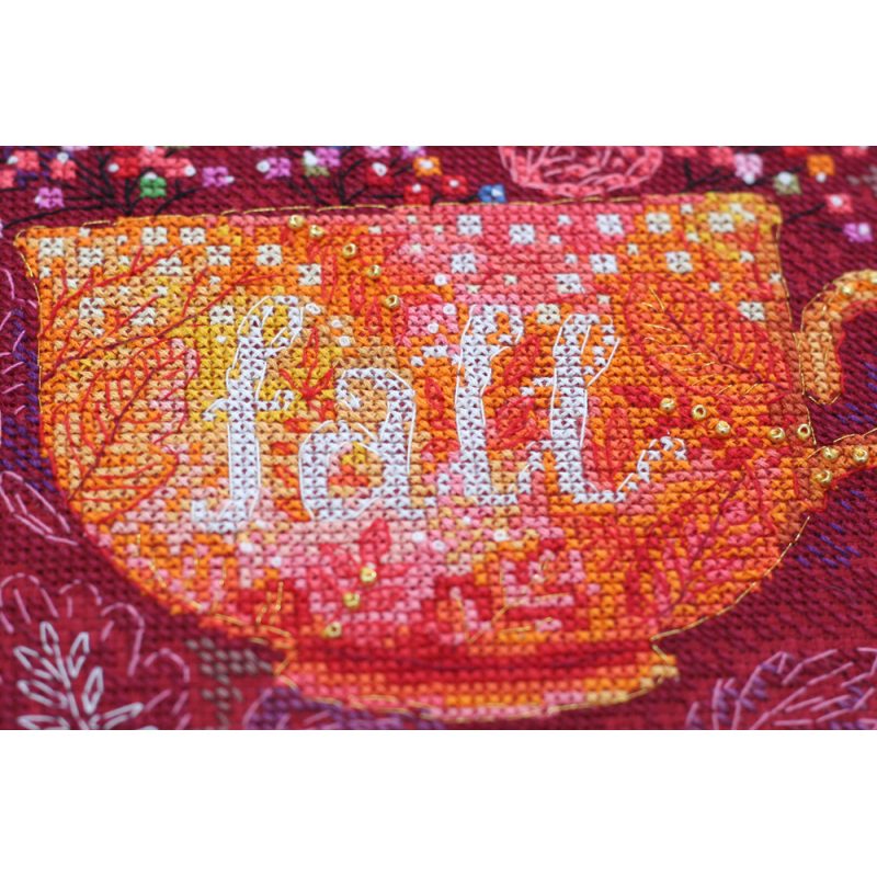 Cross Stitch Kit "Colorful autumn"