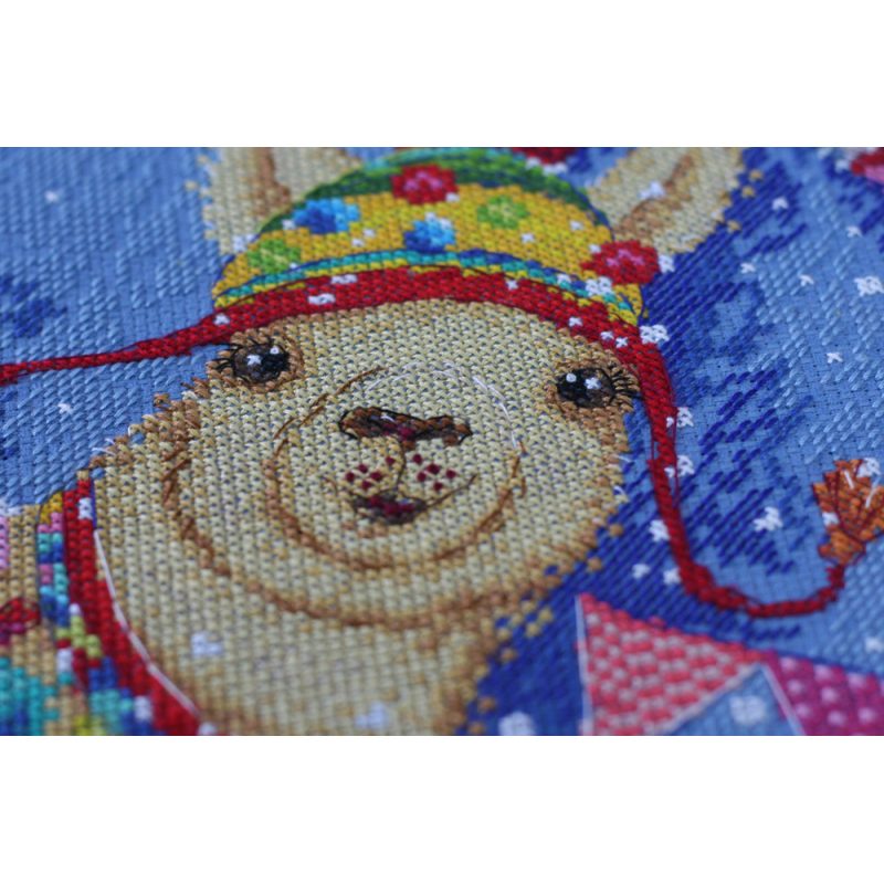 Cross Stitch Kit "La la llamas"