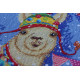 Cross Stitch Kit "La la llamas"