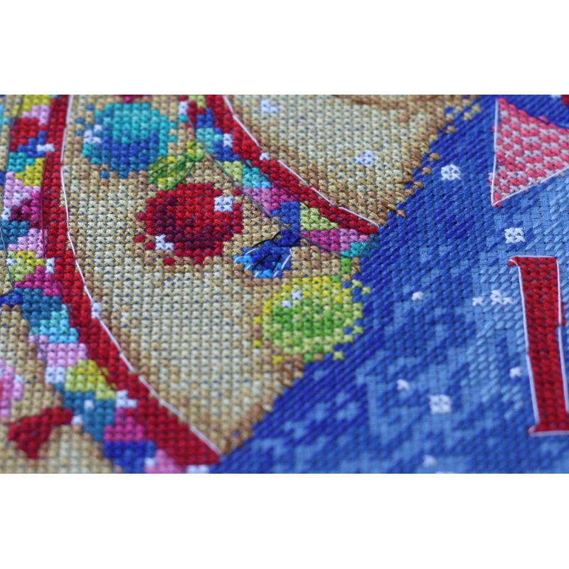 Cross Stitch Kit "La la llamas"