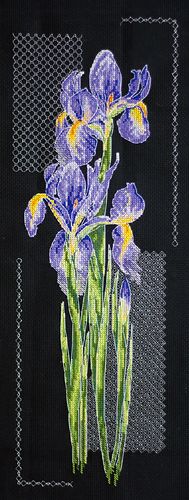 Cross Stitch Kit "Japanese irises"