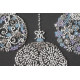 Midi Bead Embroidery Kit on Art Canvas "Lace balls"