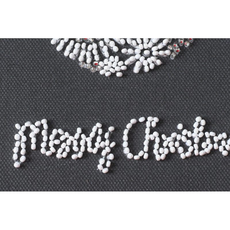 Midi Bead Embroidery Kit on Art Canvas "Lace balls"