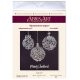 Midi Bead Embroidery Kit on Art Canvas "Lace balls"