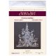 Midi Bead Embroidery Kit on Art Canvas "Herringbone silver"