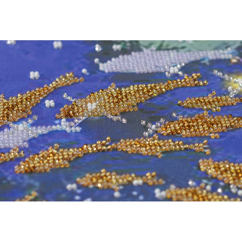 Bead Embroidery Kit on Art Canvas "The cycle"