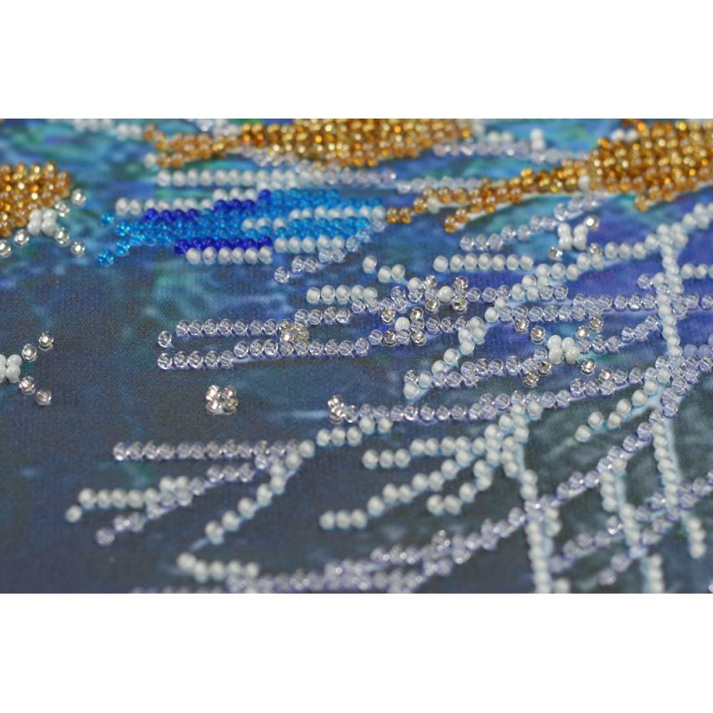 Bead Embroidery Kit on Art Canvas "The cycle"