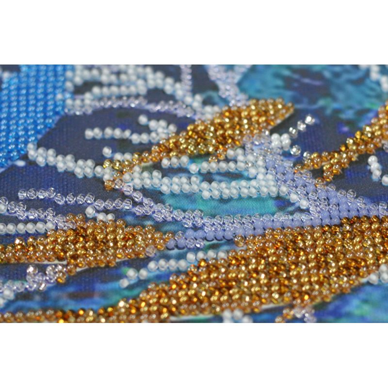 Bead Embroidery Kit on Art Canvas "The cycle"