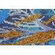 Bead Embroidery Kit on Art Canvas "The cycle"
