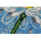 Bead Embroidery Kit on Art Canvas "Daisy season"