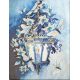 Bead Embroidery Kit on Art Canvas "White magic"