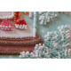 Mini Bead Embroidery Kit on Art Canvas "Cheerful house"