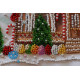 Midi Bead Embroidery Kit on Art Canvas "Gingerbread"