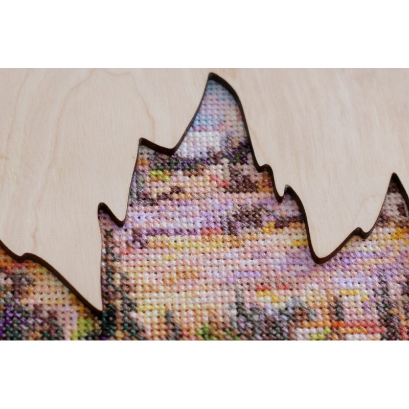 Cross Stitch Kit "Lavender fields"