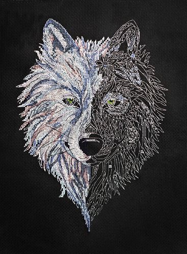 Cross Stitch Kit "wolf"