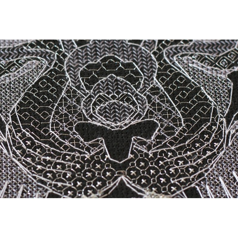 Cross Stitch Kit "White Tiger"