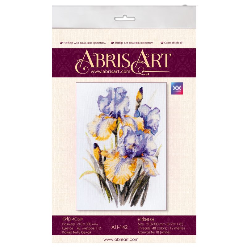 Cross Stitch Kit "Irises"