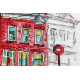 Cross Stitch Kit "Colored town-3"