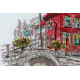 Cross Stitch Kit "Colored town-3"
