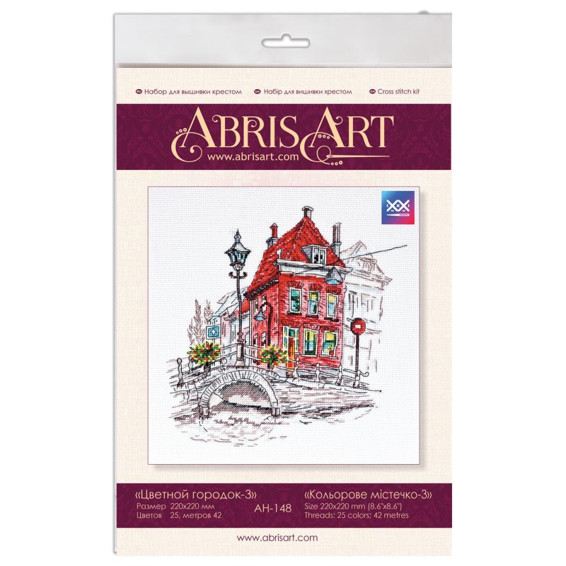 Cross Stitch Kit "Colored town-3"