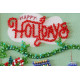 Bead Embroidery Postcard Kit "Happy New Year"