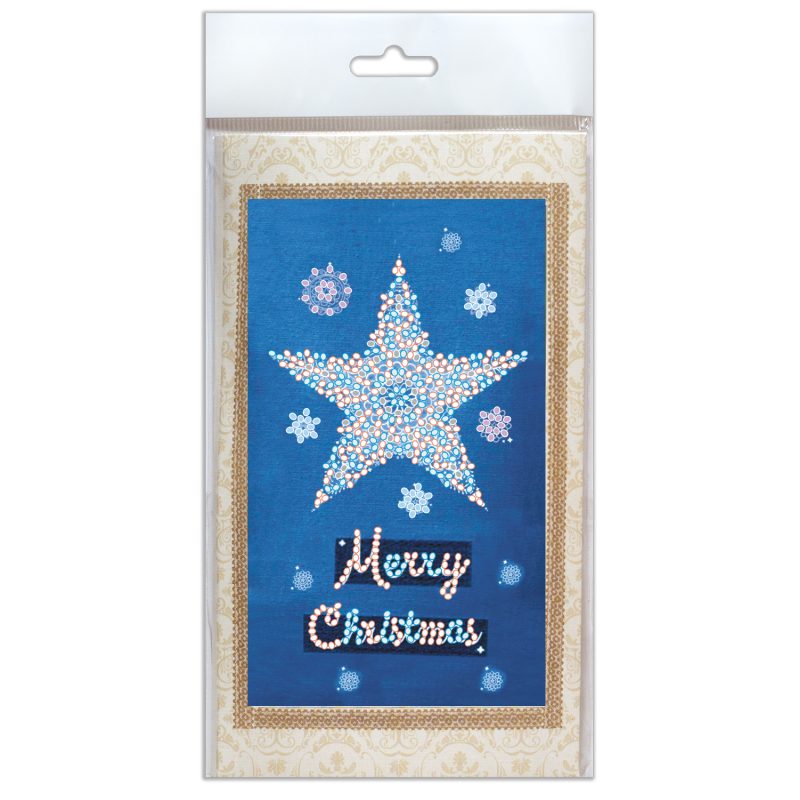 Bead Embroidery Postcard Kit "Star"