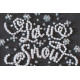 Bead Embroidery Postcard Kit "Snow holiday"