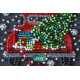 Bead Embroidery Postcard Kit "Snow holiday"